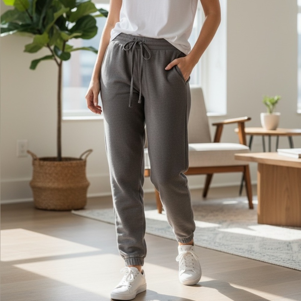 New dark gray sweatpants with pockets - Picture 1 of 3